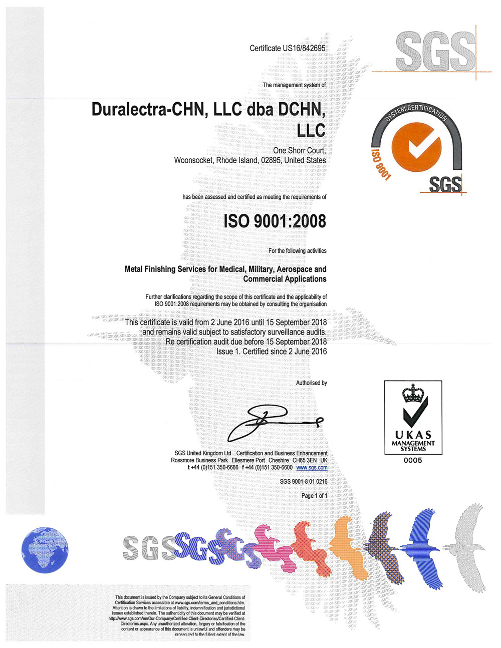 ISO 9001 Certified - Click for PDF
